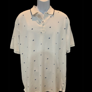 Men’s Polo Palm Trees Resort Cotton size XXL‎ Charleston Threads!